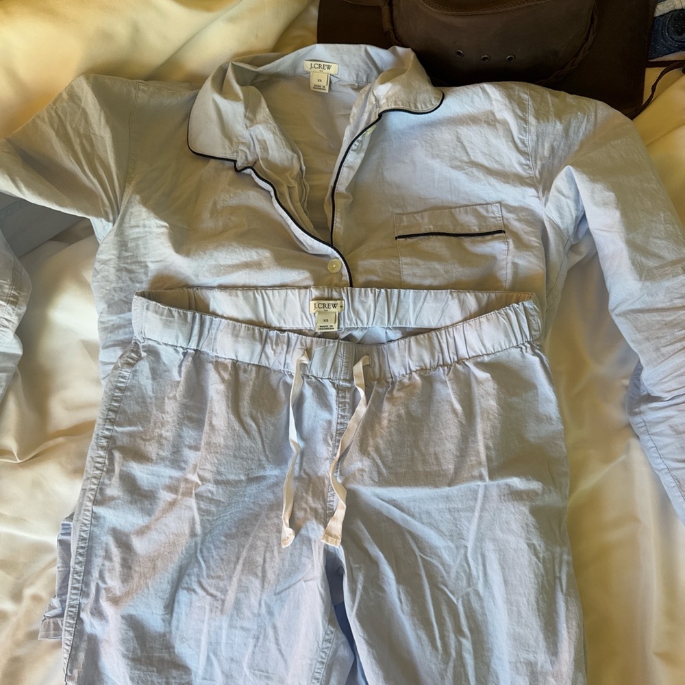 J.Crew Light Blue Pajama Set